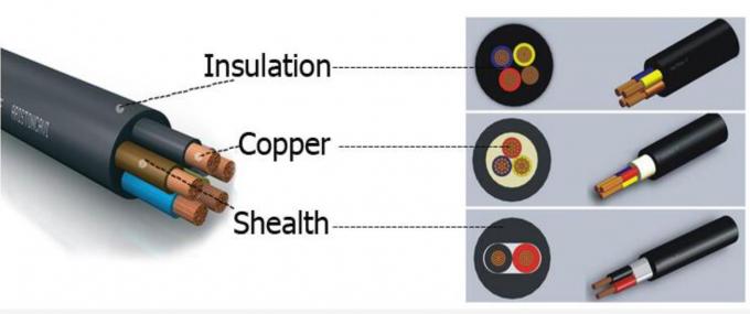كابل مطاطي مضاد للماء كابل مطاطي سيليكوني كابل مطاطي عالمي كابل مطاطي مرن 4