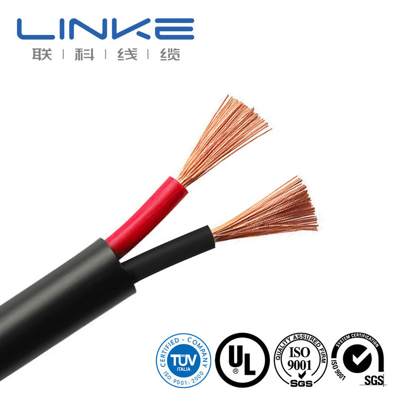 تخصيص 16 AWG 1 زوج كابل الطاقة الجديدة الصلبة مع درع من ورق PVC وكابل شاحن الكهرباء الكهربائية