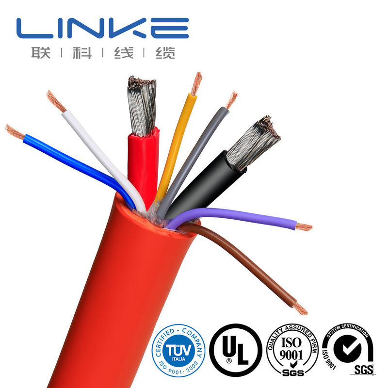 تخصيص 16 AWG 1 زوج كابل الطاقة الجديدة الصلبة مع درع من ورق PVC وكابل شاحن الكهرباء الكهربائية