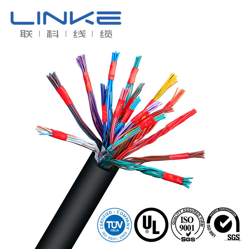 تخصيص 16 AWG 1 زوج كابل الطاقة الجديدة الصلبة مع درع من ورق PVC وكابل شاحن الكهرباء الكهربائية