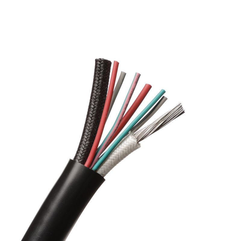 تخصيص 16 AWG 1 زوج كابل الطاقة الجديدة الصلبة مع درع من ورق PVC وكابل شاحن الكهرباء الكهربائية
