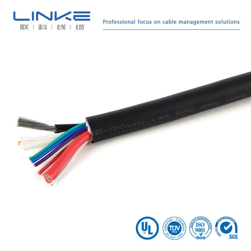 كابلات السيارات الكهربائية المعتمدة من قبل CE-TUV 300-600V الجهد المسموح به للكفاءة كابلات السيارات الجديدة للطاقة