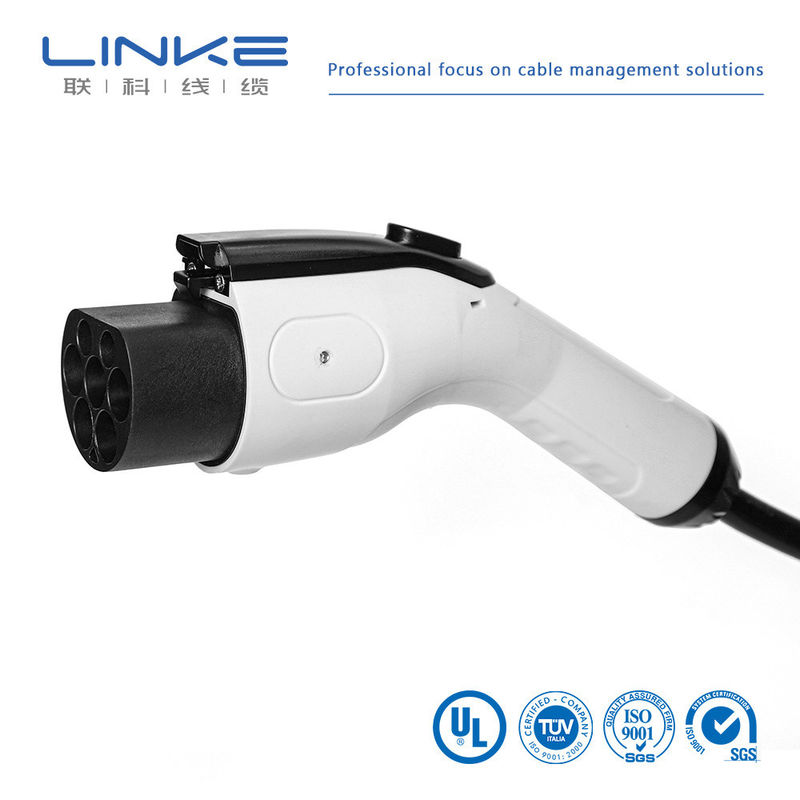 كابل شاحن سيارة كهربائية 32 أمبير 7 كيلو واط 16 أمبير، كابل شحن سيارة كهربائية بغلاف TPE وطول قابل للتخصيص