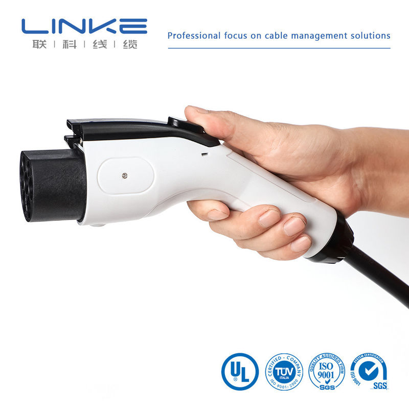 كابل شاحن سيارة كهربائية 32 أمبير 7 كيلو واط 16 أمبير، كابل شحن سيارة كهربائية بغلاف TPE وطول قابل للتخصيص