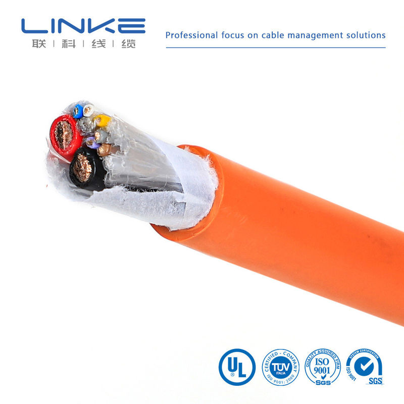 كابل جهد عالي موصل نحاسي معزول مع مقاومة عالية للحرارة وجهد مقنن 600 فولت للتطبيقات الصناعية