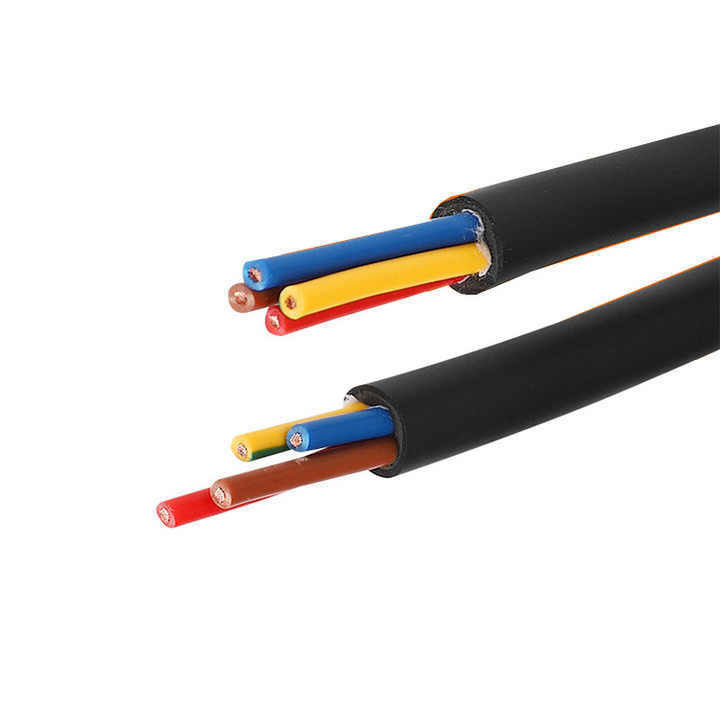 كابل رفع مصعد كهربائي لـ PVC المرن مع ربط كابل رافعة مقاوم للأشعة فوق البنفسجية سلك تصنيف مرن مستمر