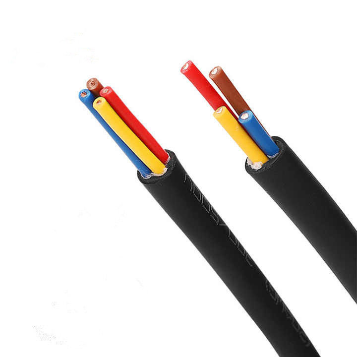 كابل رفع مصعد كهربائي لـ PVC المرن مع ربط كابل رافعة مقاوم للأشعة فوق البنفسجية سلك تصنيف مرن مستمر