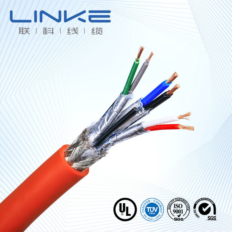 كابل خاص مخصص من النحاس المقاوم للنار مع عزل PVC XLPE أو المطاط السيليكوني