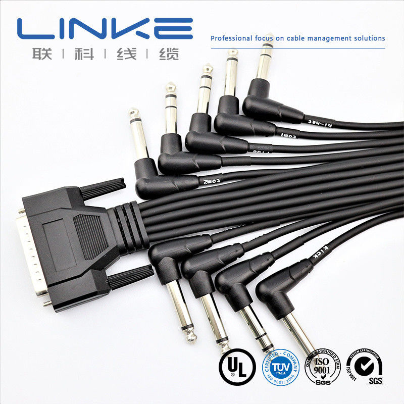 كابل XLR مخصص مع جودة صوت عالية وسلك نحاس عارية للتطبيقات الصوتية المهنية