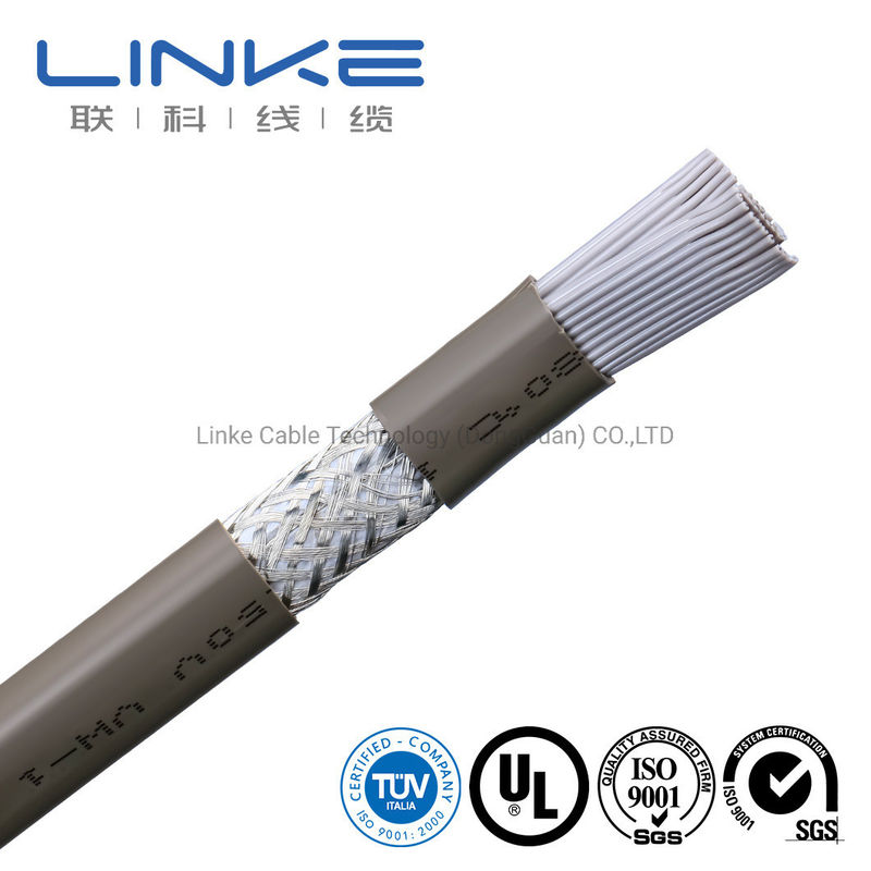 كابل مسطح 50 نواة 28AWG مع شريط أنبوب PVC وواجهة SATA/SATA سلك كهربائي UL