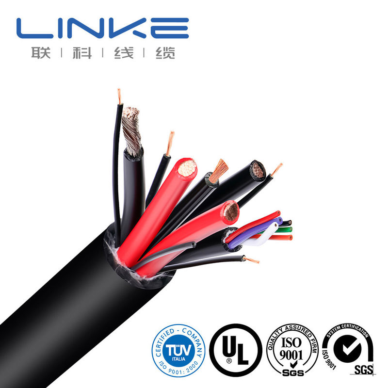 10-30AWG حرارة عالية PVC عازلة UL1015 كابل الأجهزة للنحاس / الموصل النحاسي المحفوظ