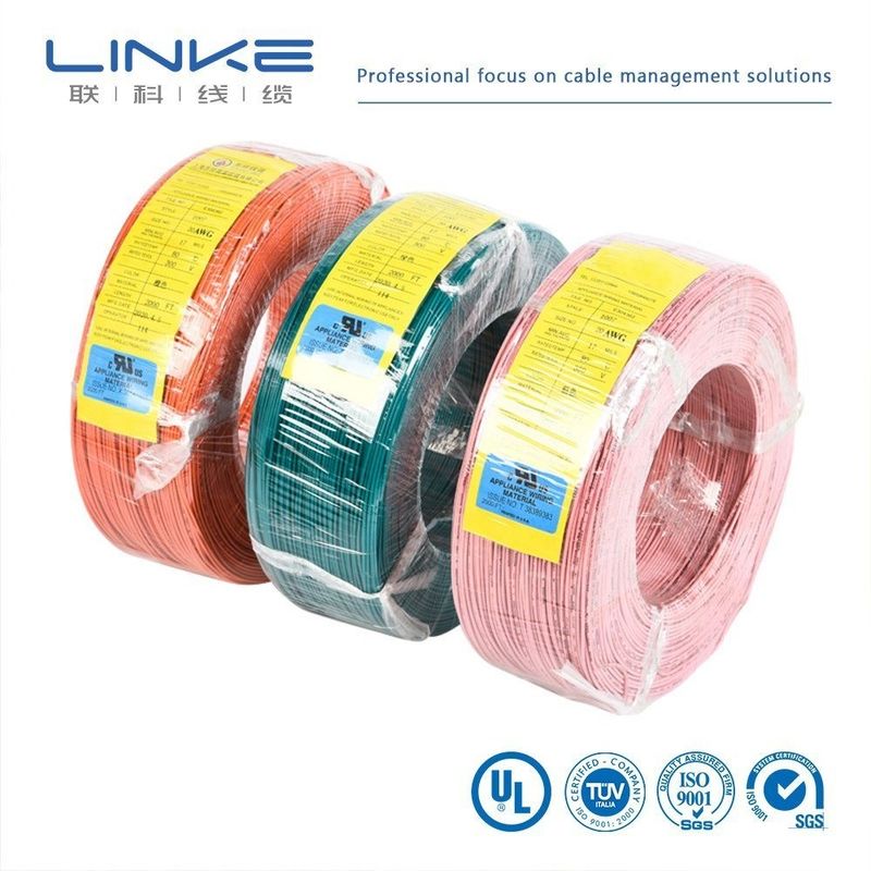UL20233 UL سلك كهربائي مع سترة TPU ومادة عزل FEP / HDPE / PP / PVC