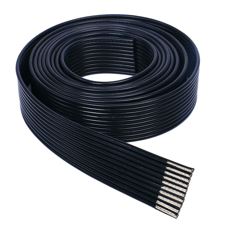 كابل شريط مسطح طبي متوافق بيولوجياً مع سترة نحاسية معلبة محميّة و PVC لتطبيقات مخصصة