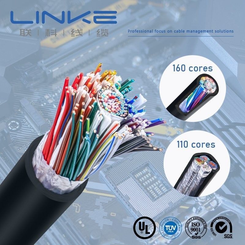 UL2464 22AWG * 110c كابل متعدد النواة للمعدات الإلكترونية في مادة غطاء PVC