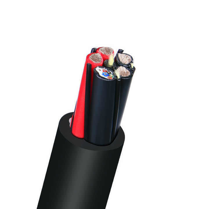 300/500V H05rn-F حبوب التحكم والكهرباء الصناعية المقاومة للزيت معزولة من المطاط والغلاف