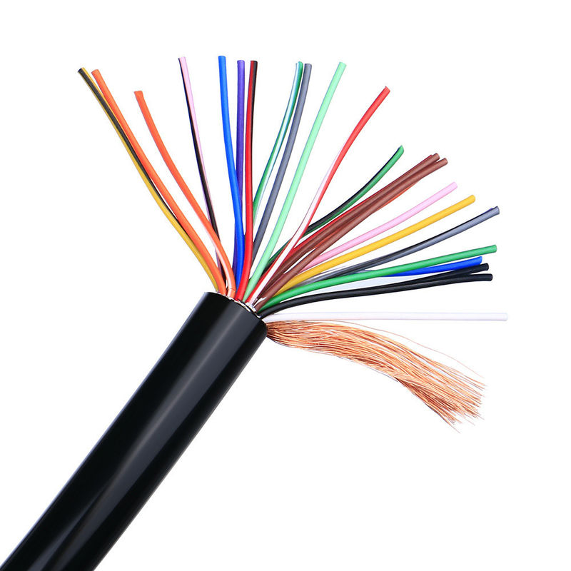 سلك الكهرباء النحاسي الصناعي المرن العاري مع عزل PVC
