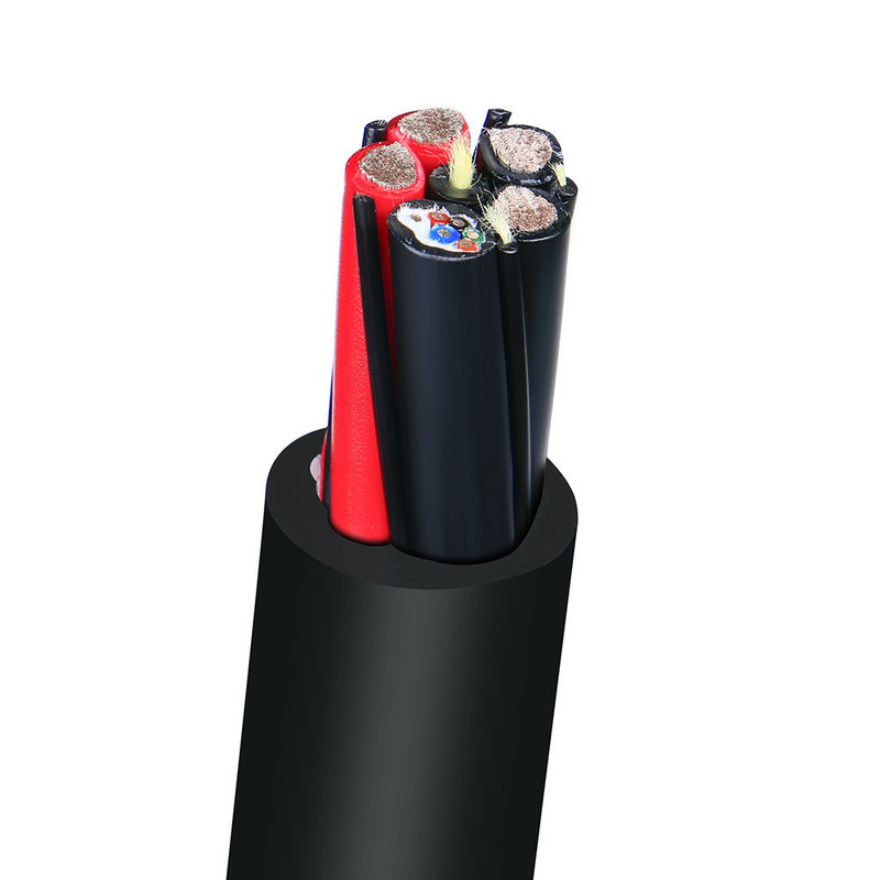 4p*22AWG كابل خدمة ملفوف بالبي.في.سي ملفوف بالزوجين الملتويين المحميين مع النحاس المعبأ للتطبيقات تحت الماء