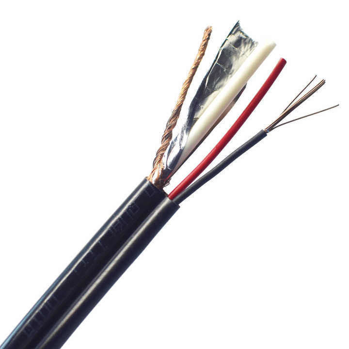 UL1007 30 AWG الطاقة السوداء PVC النحاس الموصل الكهرباء الكهرباء الكوكسيال الكابل الكهربائي