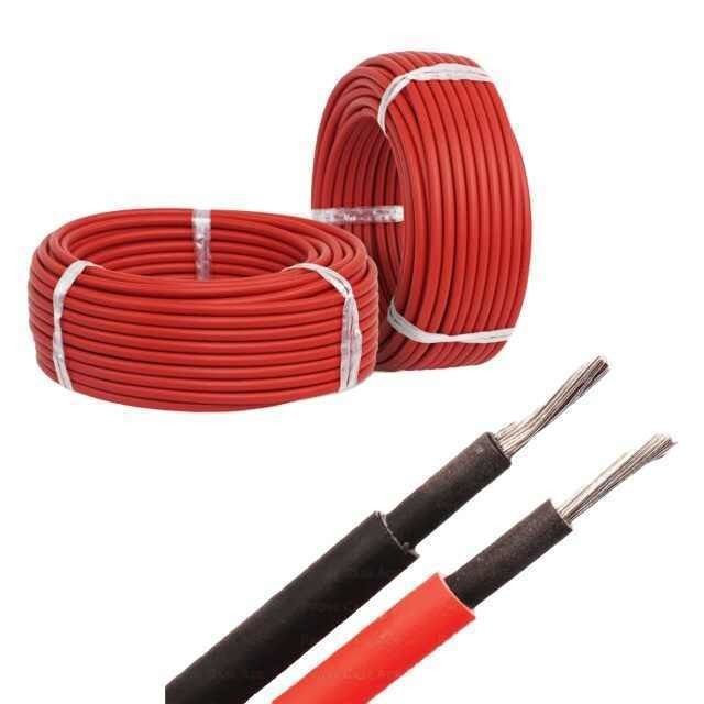 الدفع الأولي كابل 4mm DC كابل 6mm 10mm 16mm كابل PV للطاقة الشمسية سلك نحاس للنظام الشمسي