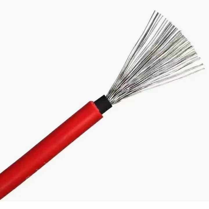 الدفع الأولي كابل 4mm DC كابل 6mm 10mm 16mm كابل PV للطاقة الشمسية سلك نحاس للنظام الشمسي