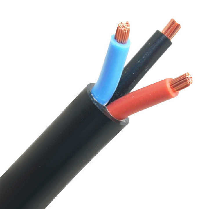 كابل التعدين من المطاط الكهربائي من النواة النحاسية 25mm2 لمصنع الأسماك تحت الماء