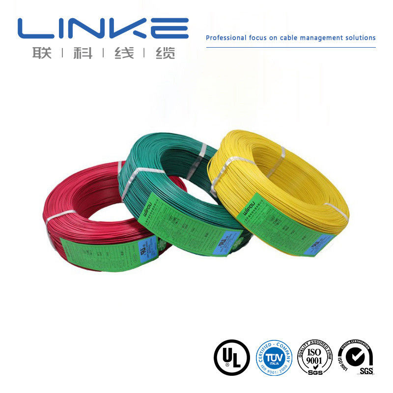 سلك معزول من البولي فينيل كلوريد UL1007 المقاوم للحرارة، كابل نحاسي مُعلب بقياس 16-28 AWG، مع نطاق درجة حرارة واسع