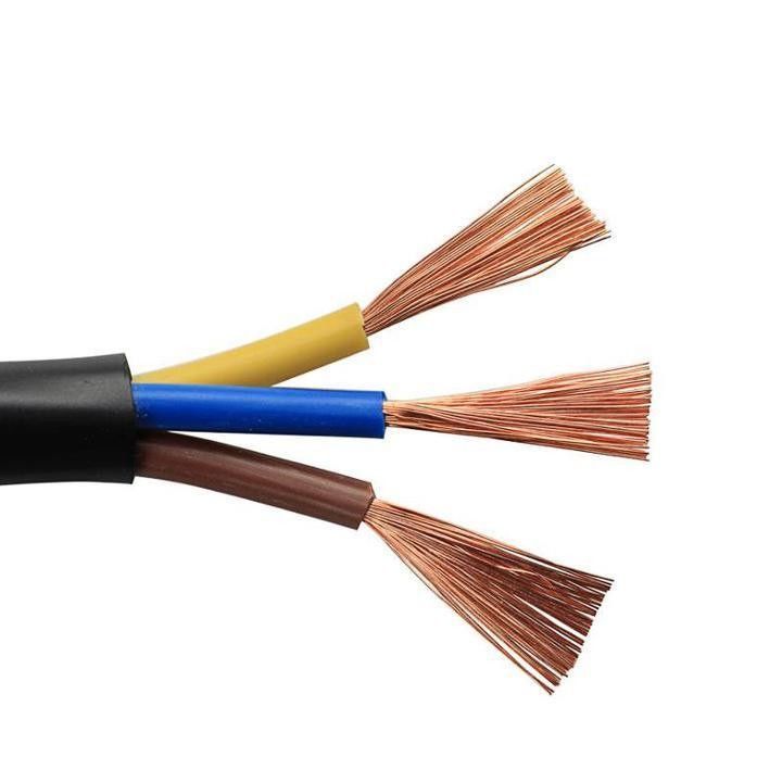 كابل كهربائي تحت الأرض ملفوف بمطاط PVC مرن 0.5mm2 للأداء السلس