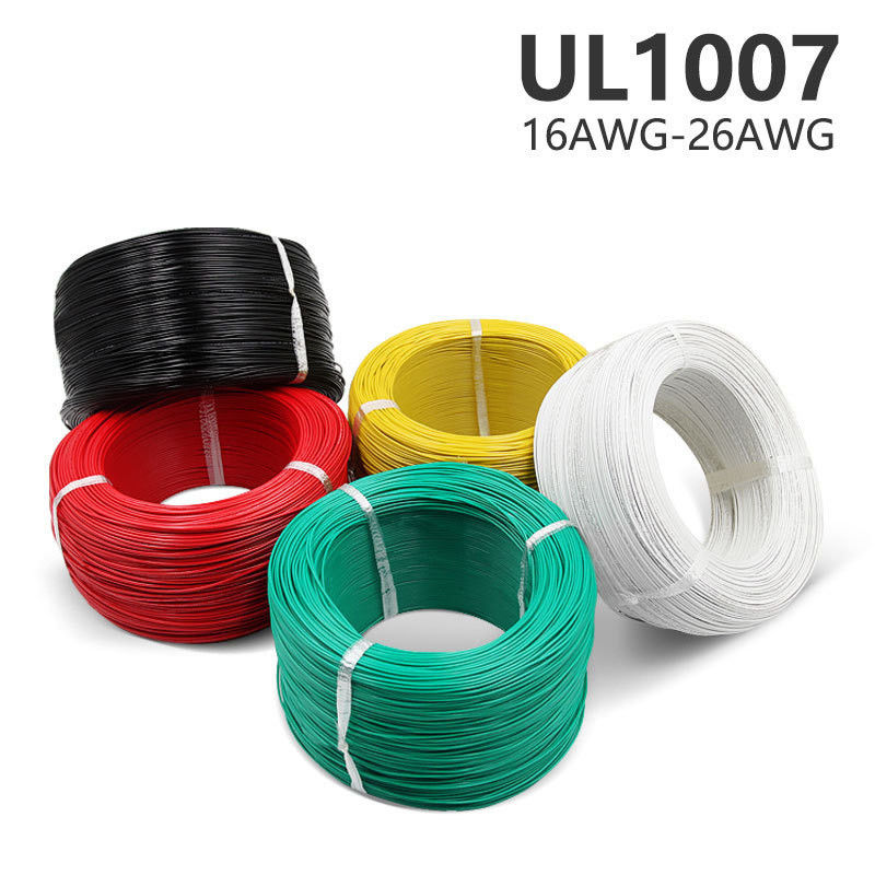 80*80*69CM Single Core UL1007 PVC Electric Wire Solid Copper Conductor Hook up Cable