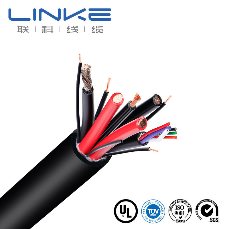 مرونة عالية مقاومة للمياه قابلة للتخصيص متعددة النواة علبة النحاس سحب سلسلة كابل