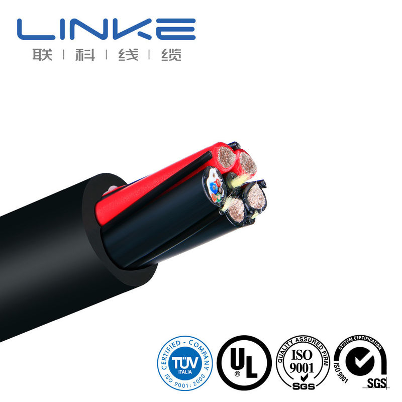 مرونة عالية مقاومة للمياه قابلة للتخصيص متعددة النواة علبة النحاس سحب سلسلة كابل