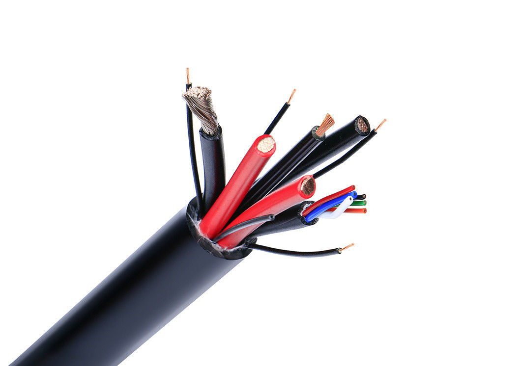 مرونة عالية مقاومة للمياه قابلة للتخصيص متعددة النواة علبة النحاس سحب سلسلة كابل