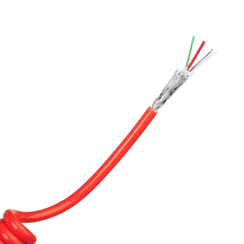 US TPU/PUR/PU كابل الربيع المدار مع مرونة قوية موصل نحاس عاري