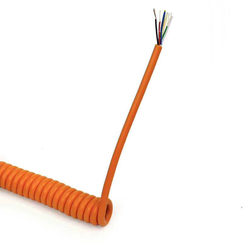 موصل النحاس PVC غلاف مضاد للنيران التوسع الرصاصي المداري كابل الطاقة الربيعي الملتوي