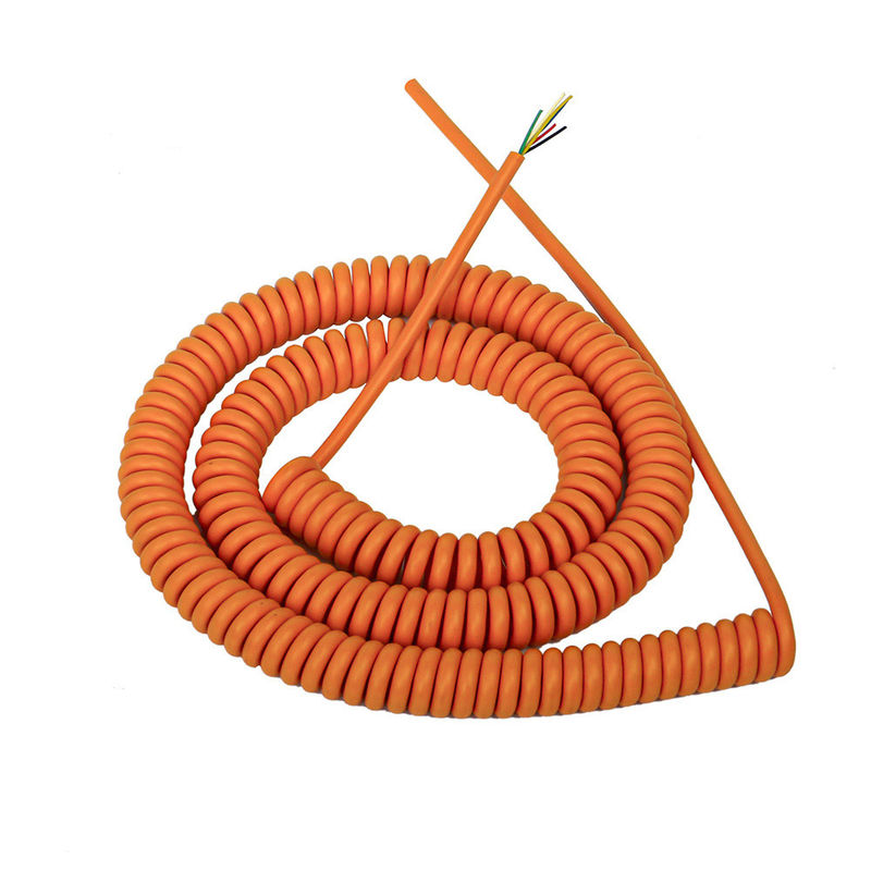 موصل النحاس PVC غلاف مضاد للنيران التوسع الرصاصي المداري كابل الطاقة الربيعي الملتوي