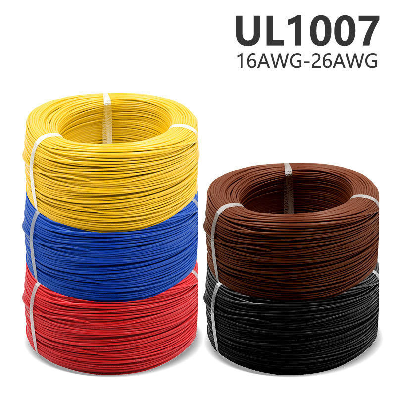 Complete UL1007 20AWG Electronic Wire PVC Copper Core Electronic Cable Grey 83*83*58CM