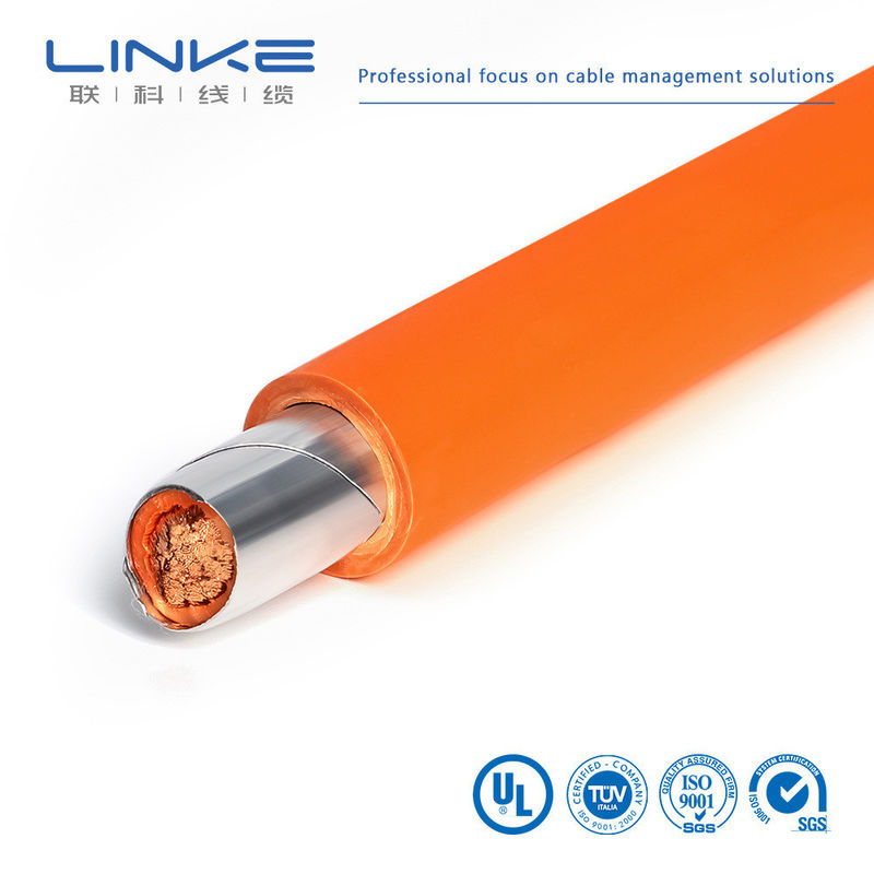 كابل عالي الجهد XLPE جاكيت كابل شحن 25Mm2 35Mm2 50Mm2 70Mm2 برتقال 1000/1500V كابل مركبات HV عازل مزدوج كابل كهربائي
