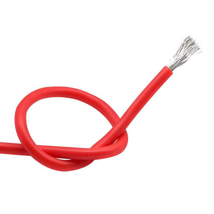 18AWG ارتفاع درجة الحرارة مرنة الرخوة السيليكون الكهربائية السلك مضاد للحريق استخدام بطارية الليثيوم الطاقة الجديدة