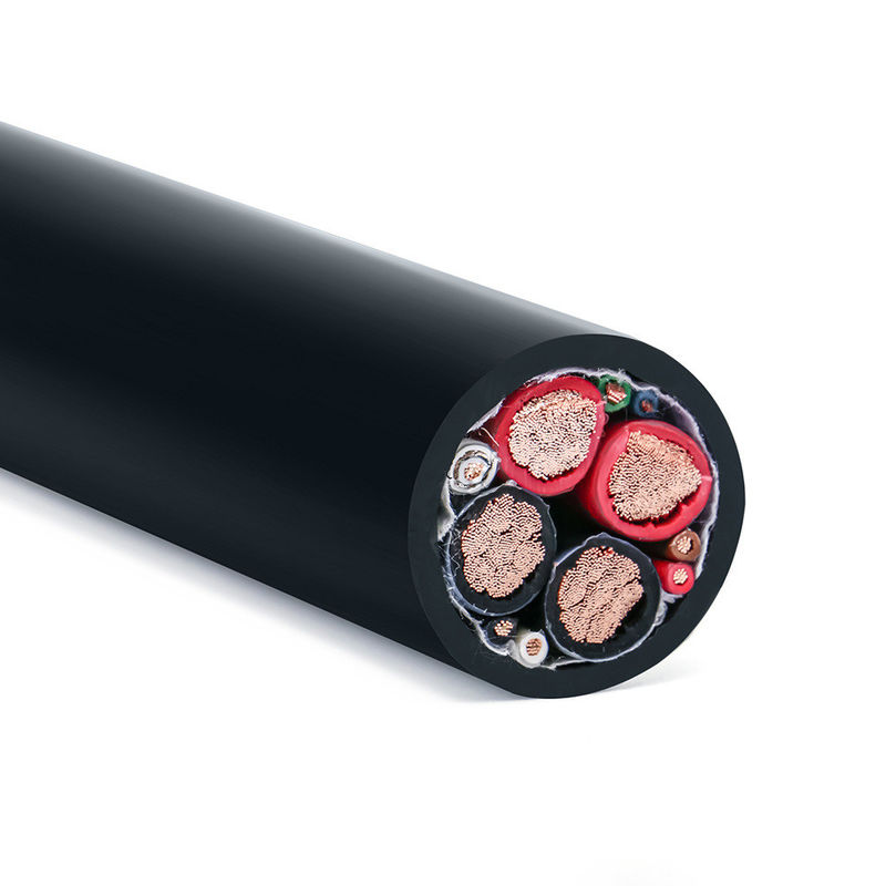 UL 600V 16AMP 3*14AWG+1*18AWG AC EV Wire كابل شحن EV مع موصل نحاس خال من الأكسجين