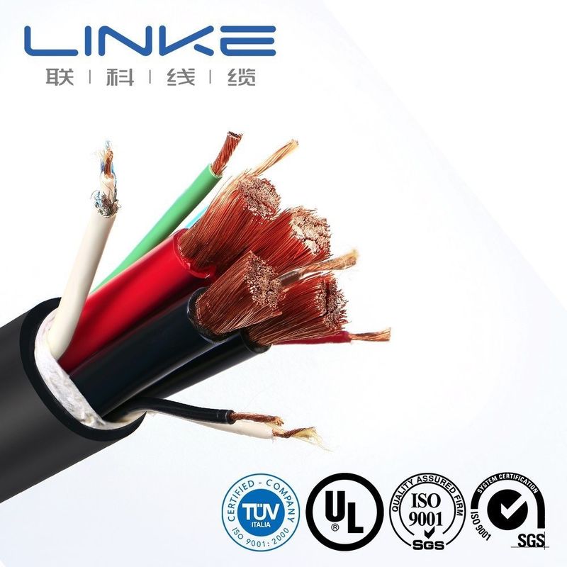 UL758/UL1581 Standard Multi-Core Round Wire Control Braided Shielded Electronic Cable