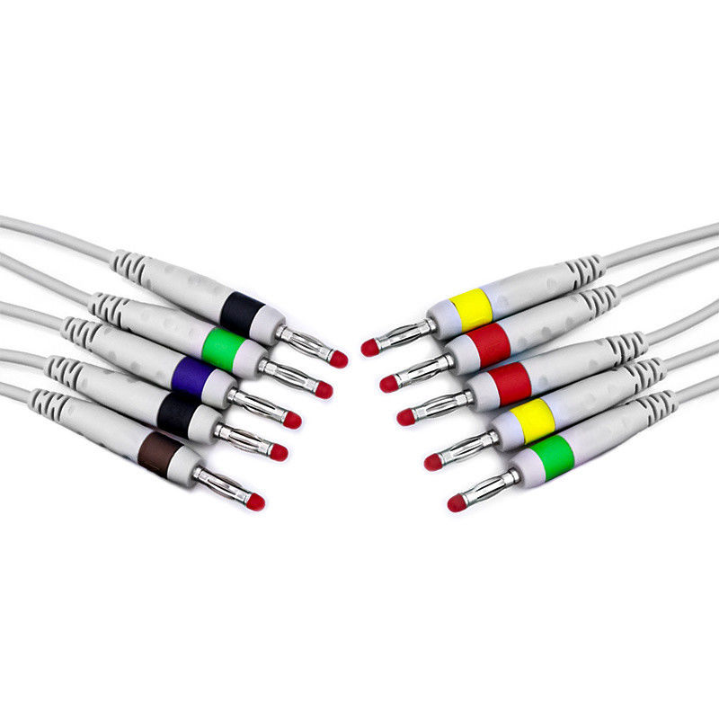 كابل تخطيط القلب (ECG) من النحاس المعلب 3000 فولت مع عزل قابل للتخصيص لضفيرة أسلاك المعدات الطبية