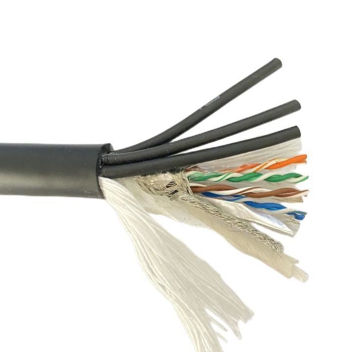 كابل مركب مرن للغاية مخصص كابل شبكة النحاس Cat 5 لمحطة الطاقة