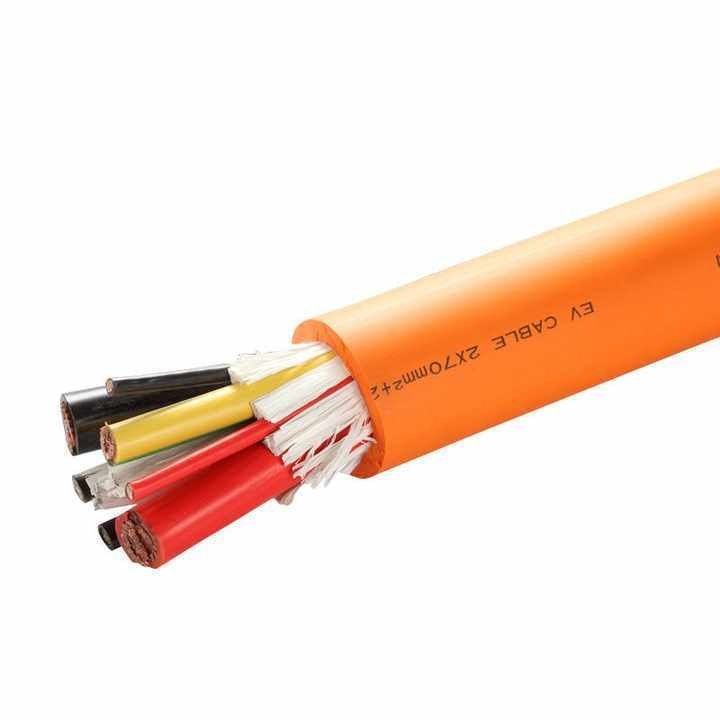 سلك السيارة الكهربائية المحمية ذات النواة الواحدة كابل الكهرباء الكهربائية 6AWG 14AWG طاقة سلك الجهد العالي سترة المطاط السيليكون