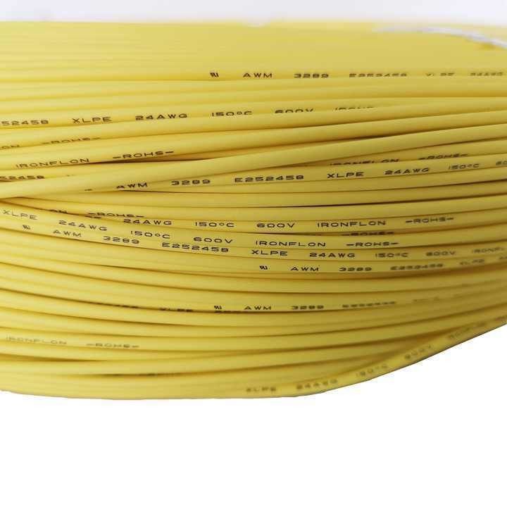UL3289 24AWG كابلات الكهرباء الأسلاك الكهربائية الإمدادات الكابل 2.5mm الحرارة النحاس الأسلاك السيارات EV بطارية السيطرة