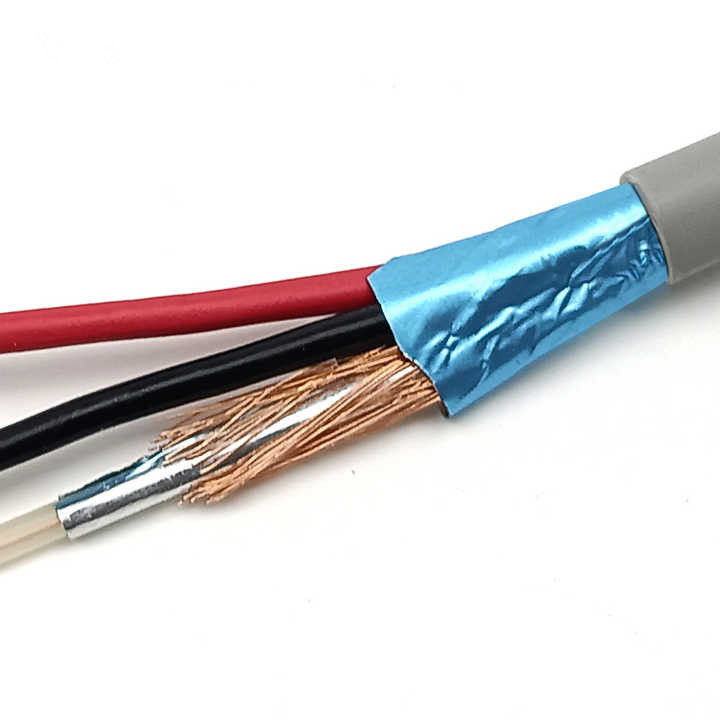 كابل مساوي ناعم من النحاس 750hm 100 متر كابل Rg174 مع معطف PVC حالي 300V