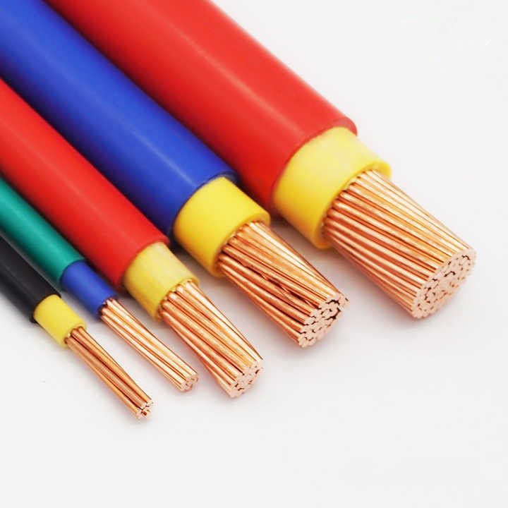 الأسلاك المتعددة النواة PVC السلك الكهربائي لمرونة في متطلبات العملاء