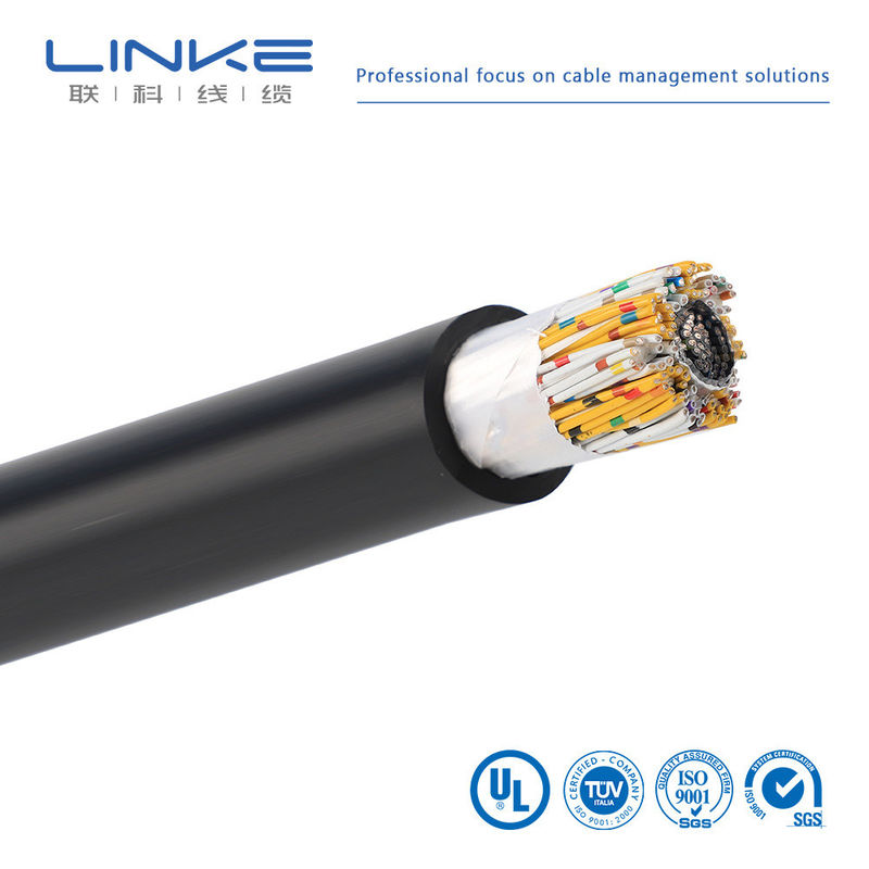 كابل التحكم في معدات الاتصالات UL مع قلب نحاس مرن وعزل PVC