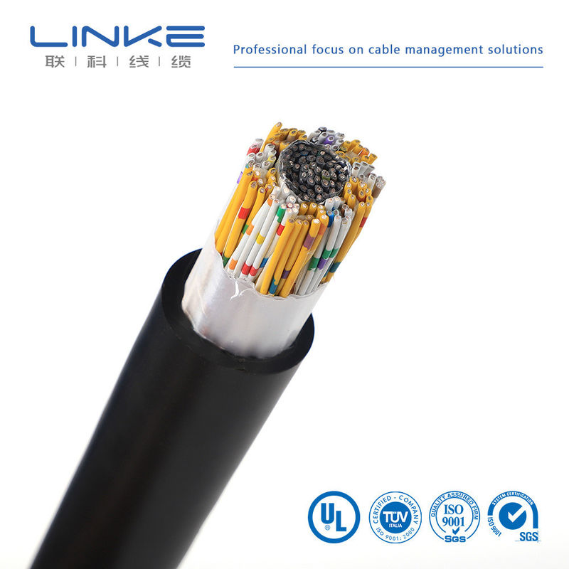 كابل التحكم في معدات الاتصالات UL مع قلب نحاس مرن وعزل PVC