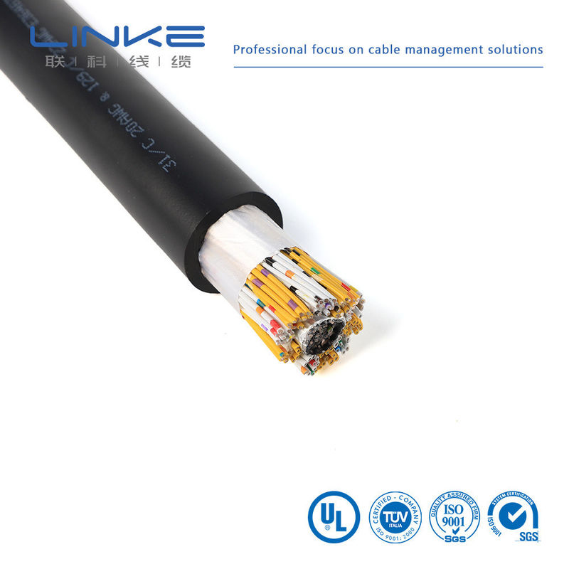 كابل التحكم في معدات الاتصالات UL مع قلب نحاس مرن وعزل PVC