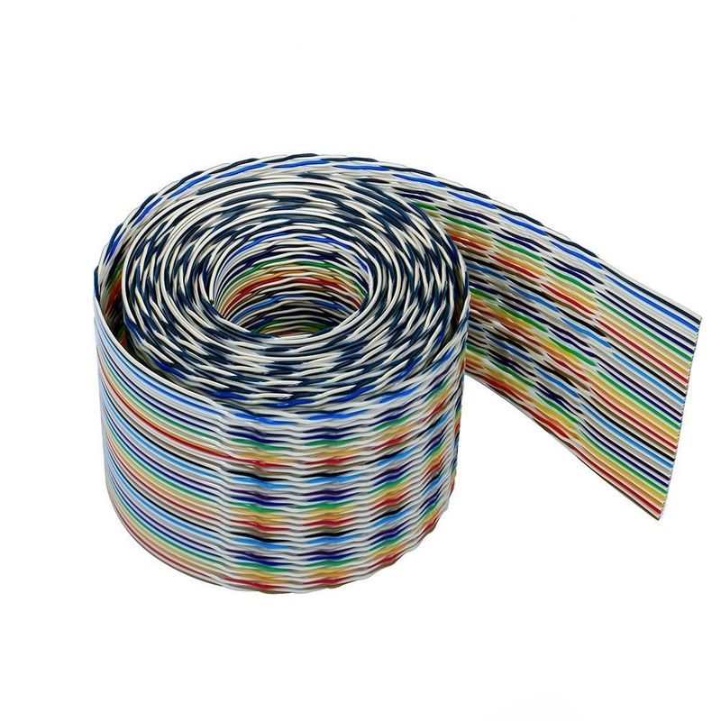 كابل مسطح النحاس المرن لموصلات IDC الطلب المخصص وغلاف PVC