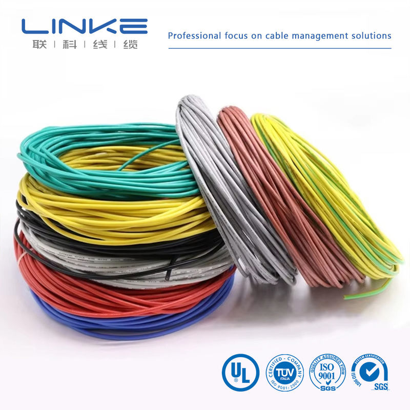 UL3135 سلك المطاط السيليكوني 30 28 26 24 22 20 18 16 14 12 10 AWG عازل ناعم النحاس الكترون LED مصباح إضاءة كابل